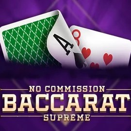Baccarat Supreme slot logo by OneTouch Games at Lizaro Casino