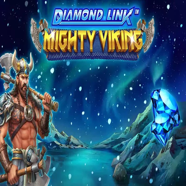 Diamond Link Mighty Viking logo by Greentube at Lizaro Casino