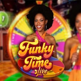 Enjoy Funky Time by Evolution – logo hosted on lizarocasinos.eu