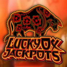 Lucky Ox Jackpots online game logo by Rival on lizarocasinos.eu