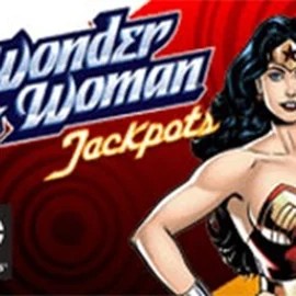 Wonder Woman Jackpots logo – Jackpots by Amaya at Lizaro Casino